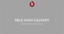 Desktop Screenshot of milehighcalvary.com