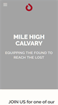 Mobile Screenshot of milehighcalvary.com